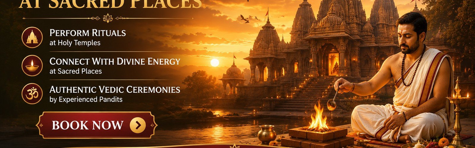 Book Your Puja at Sacred Places