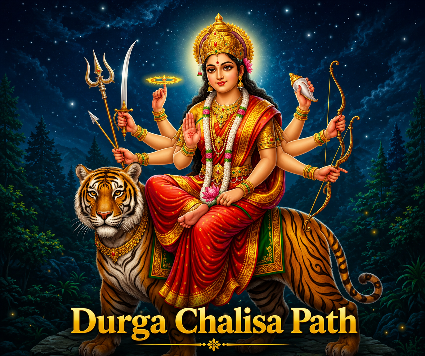 Durga Chalisa Path Online