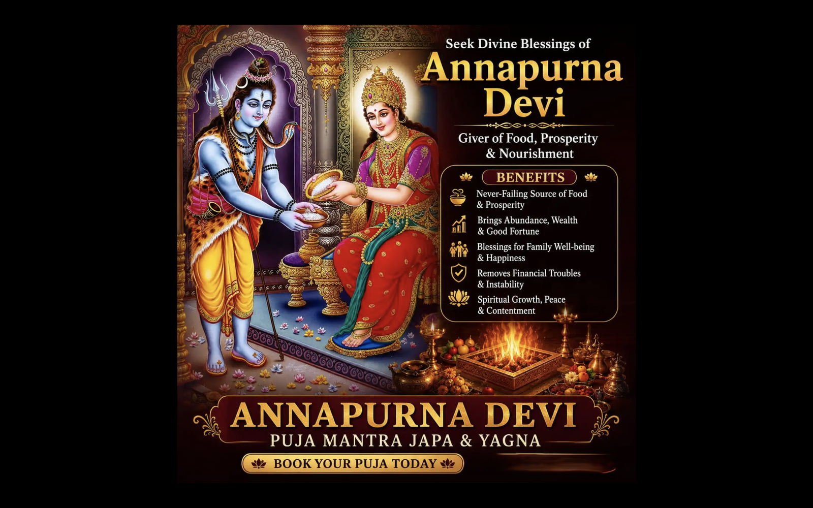 Annapurna Puja &amp;amp; Homam