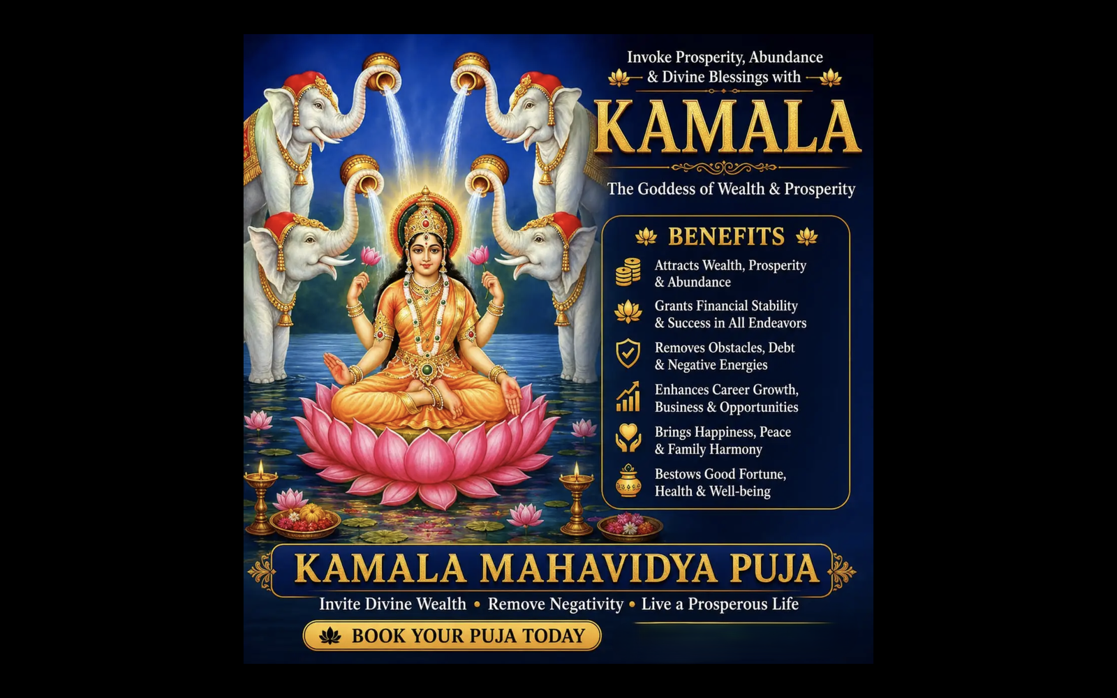 Kamala Mahavidya Puja Online Booking