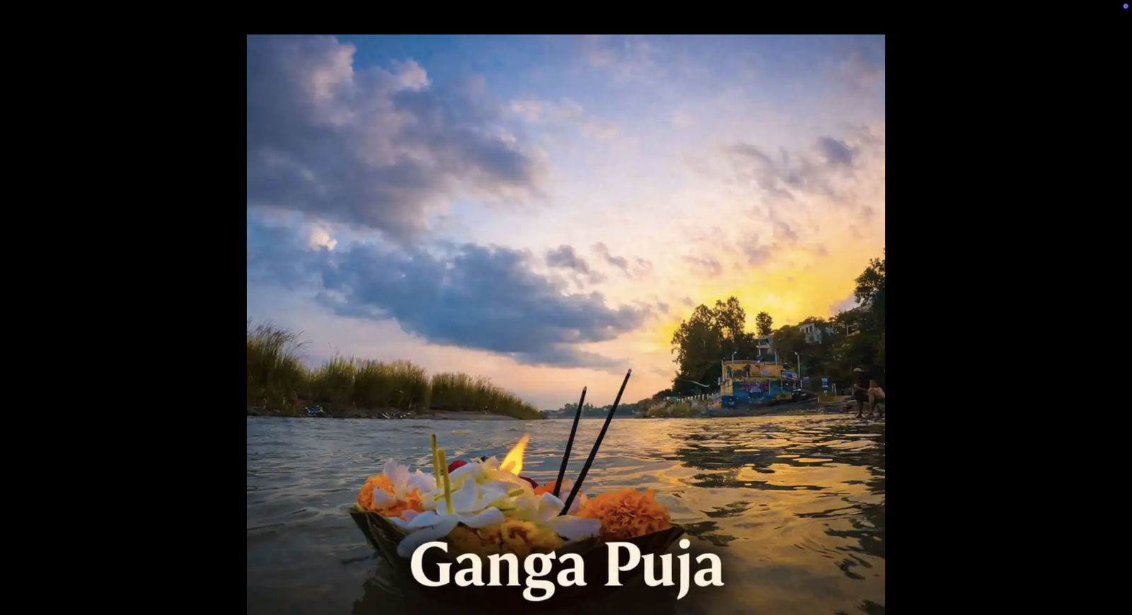 Ganga Puja Online Booking
