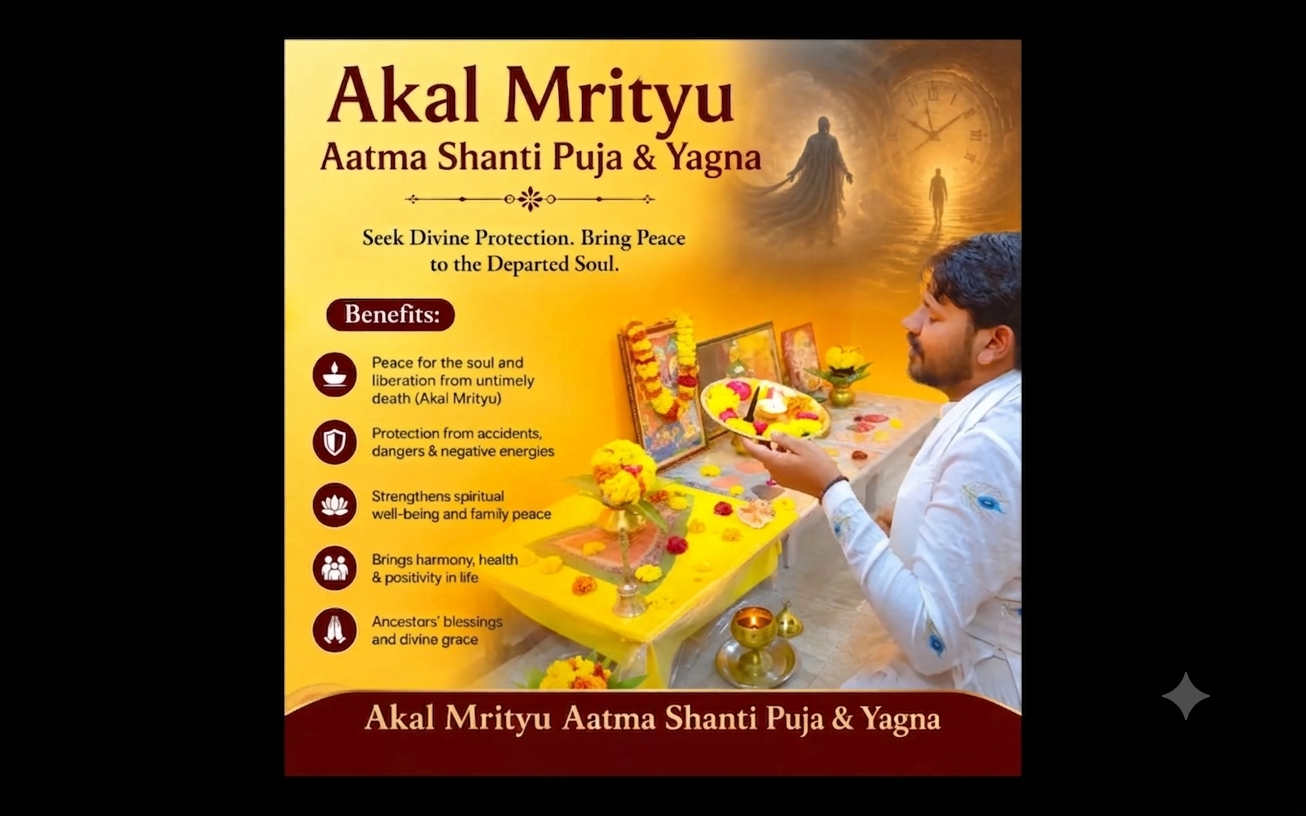 Akal Mrityunjay Aata Shanti puja